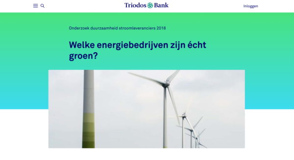 Welk energiebedrijven zijn echt groen?